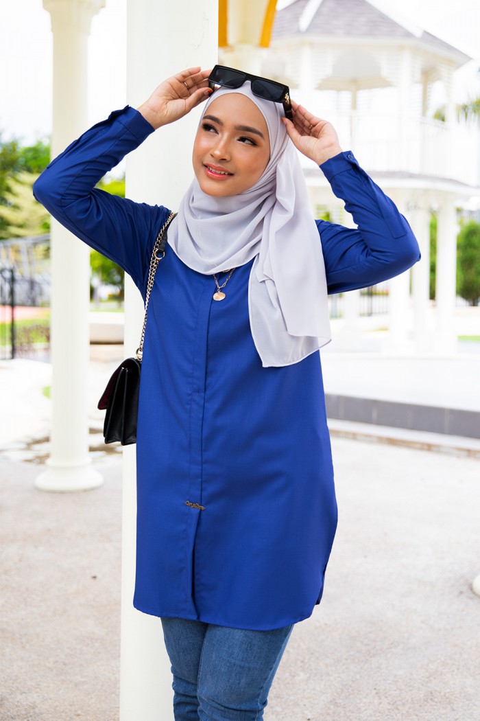 Aileen Blouse - Royal Blue