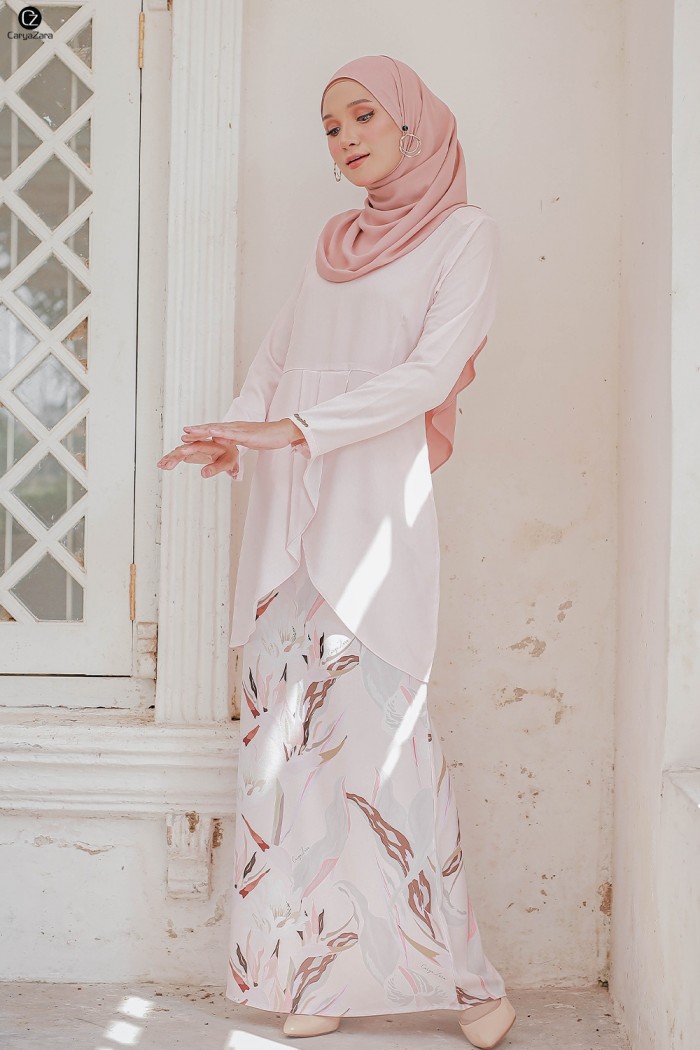 Tulip Printed - Soft Peach