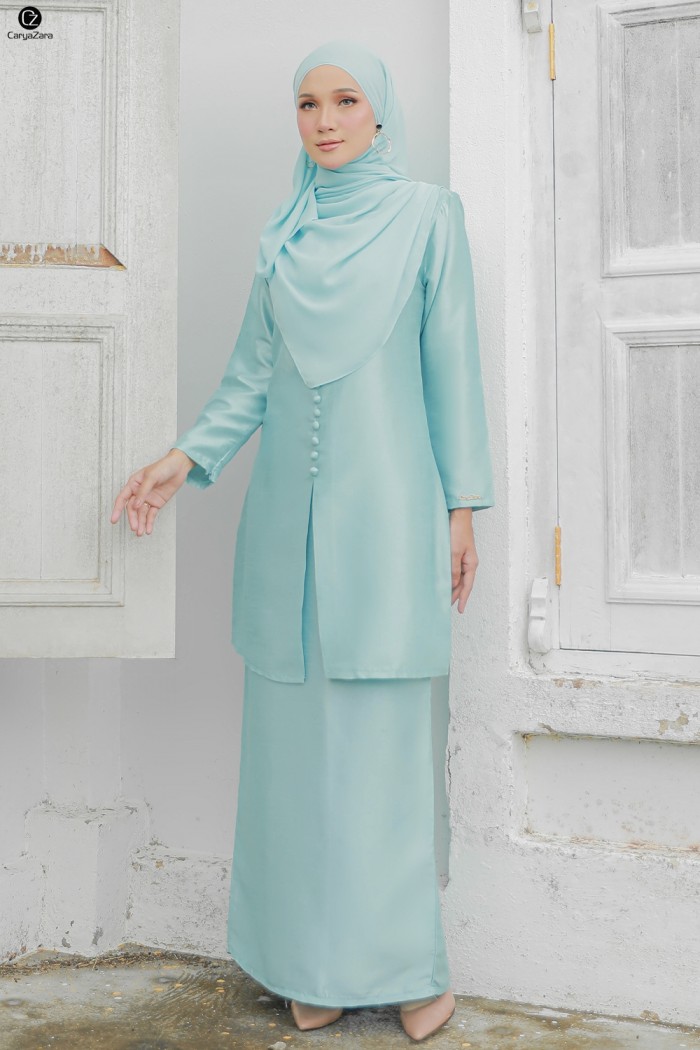 Delayla Silk - Mint Blue