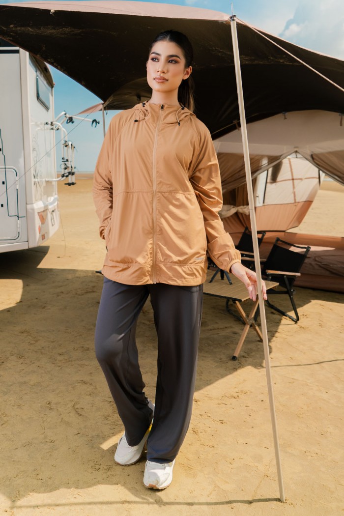 Amour Windbreaker - Brown