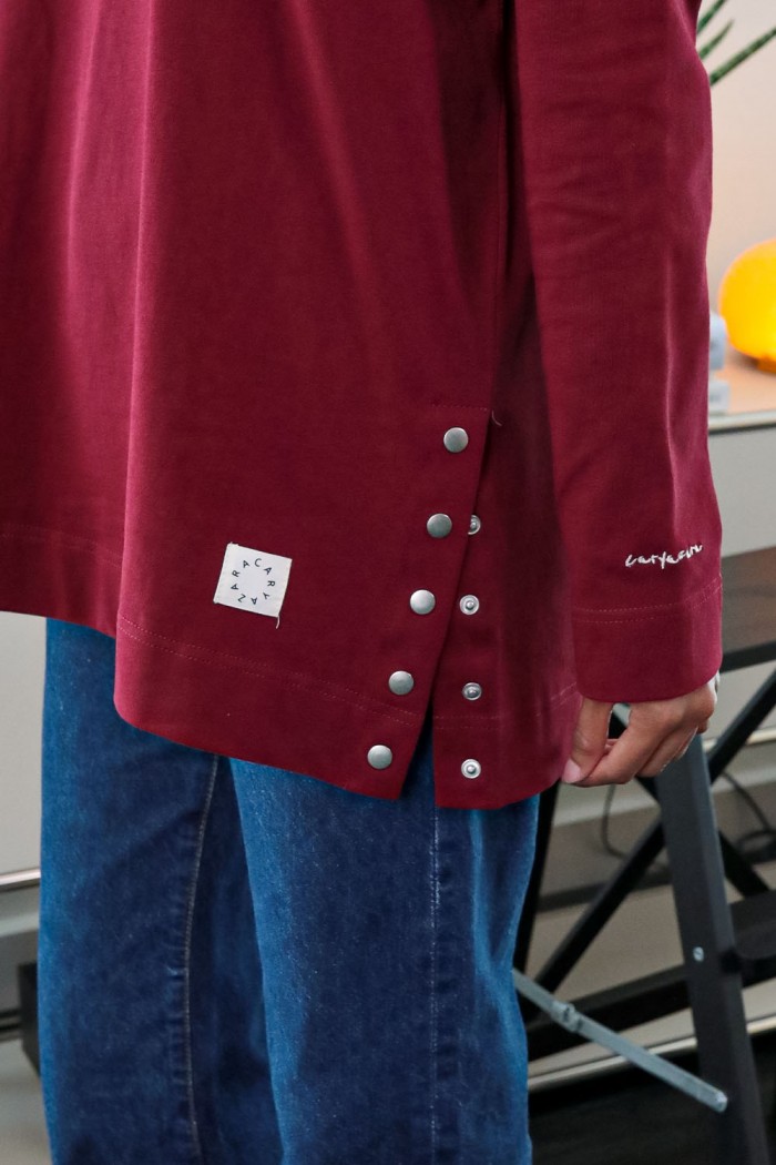 Vera Shirt - Maroon