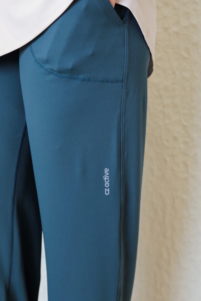 Lightweight Dry-Fit Pants - Teal Blue