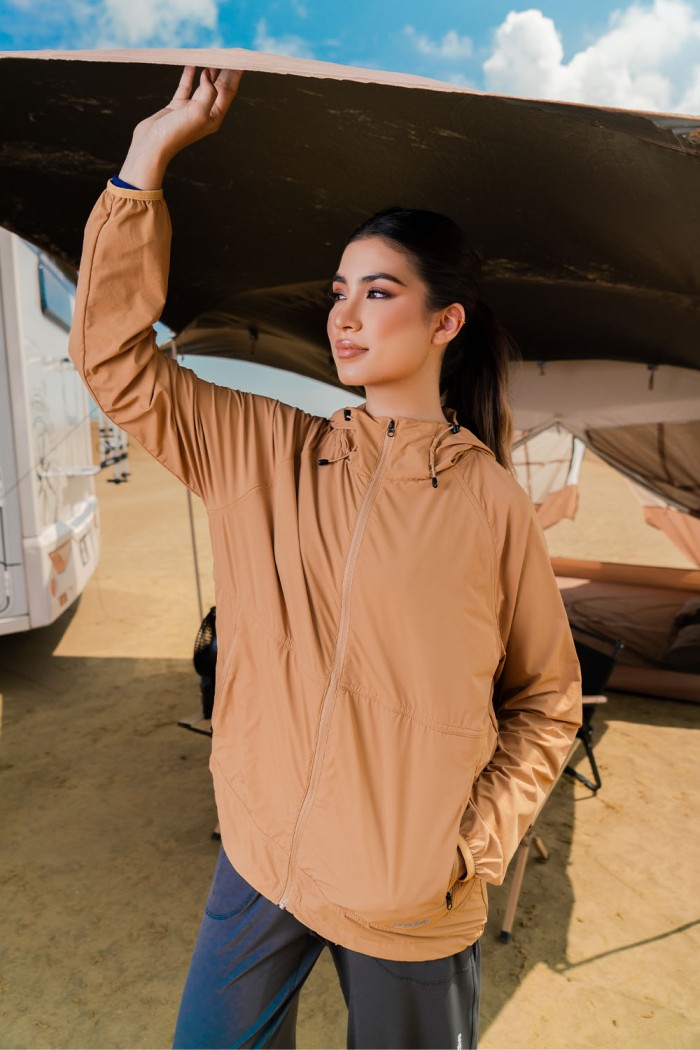 Amour Windbreaker - Brown