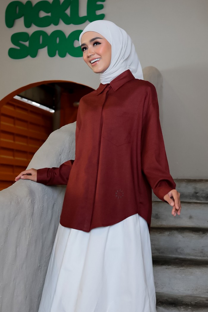 Zeera Shirt - Maroon