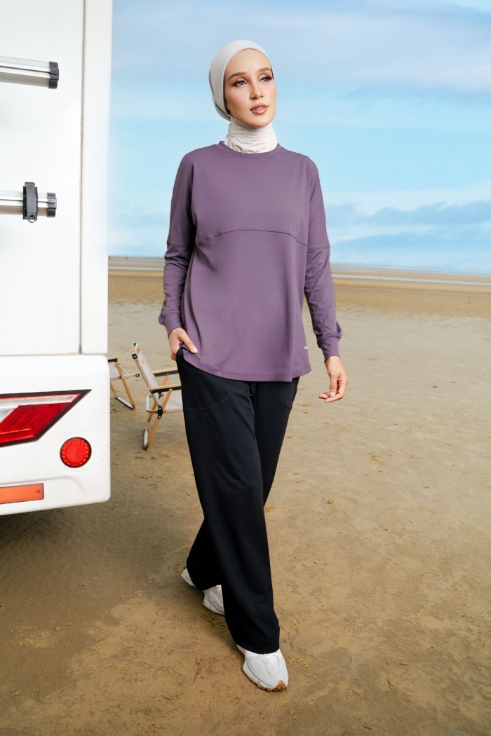 Lightweight Dry-Fit Top - Dark Purple