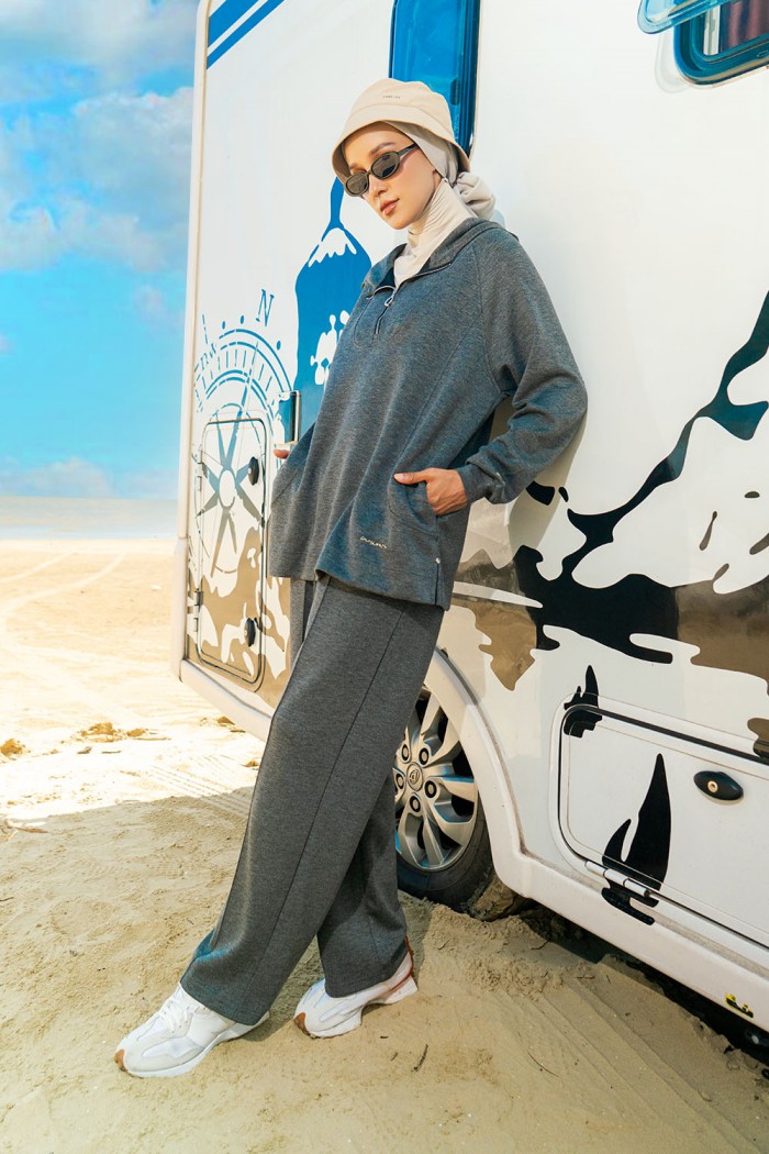 Gisele Suit Hoodie 2 - Dark Grey