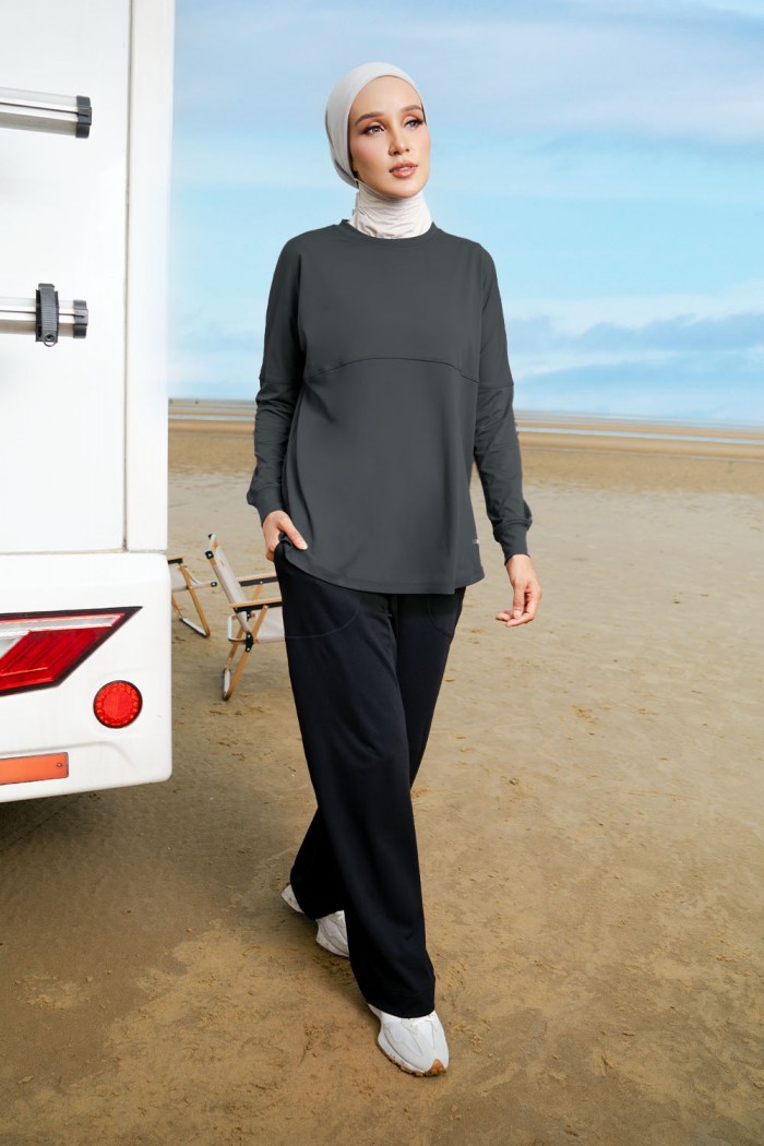 Lightweight Dry-Fit Top - Steel Grey