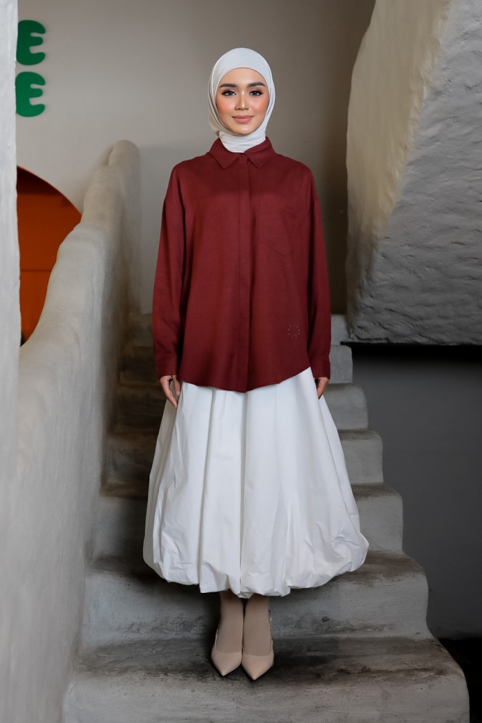 Zeera Shirt - Maroon