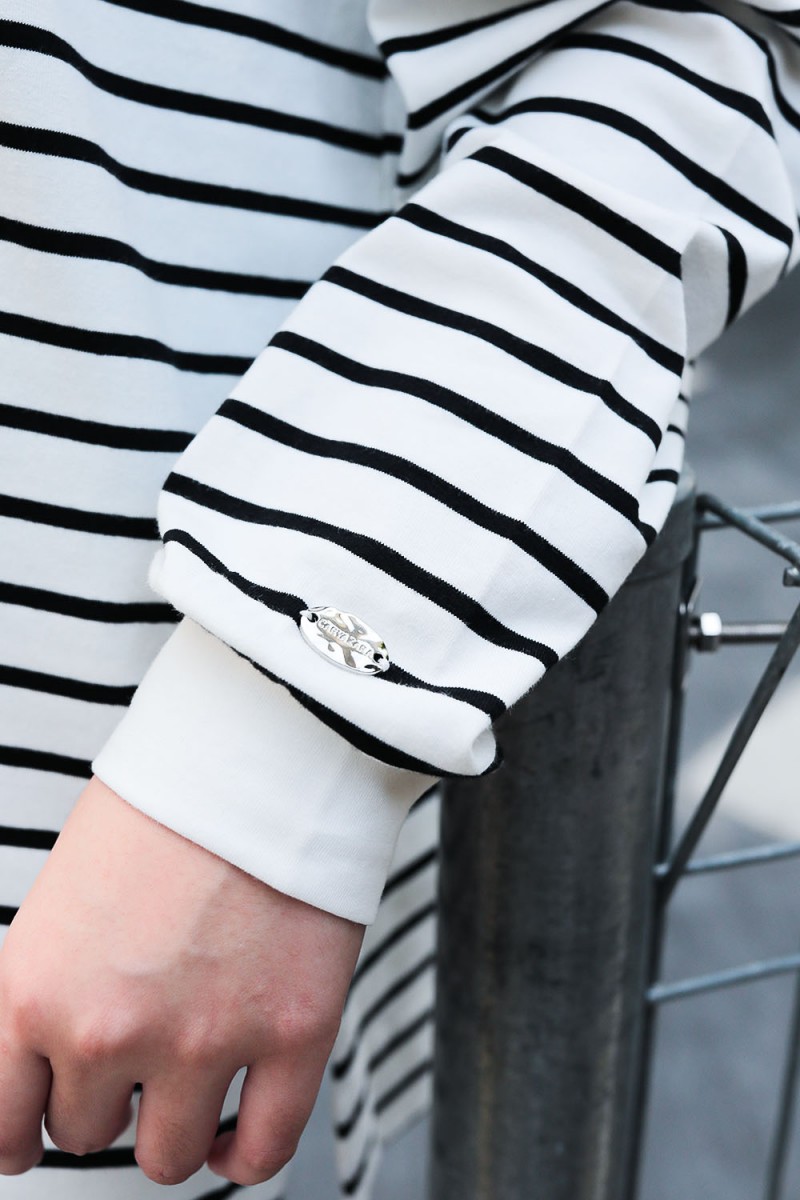Ozy Stripe Shirt - White