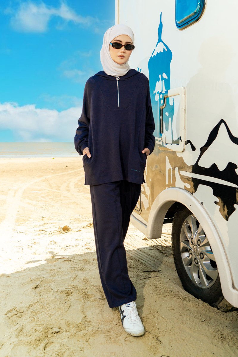 Gisele Suit Hoodie 2 - Navy Blue