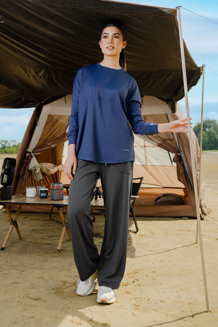 Lightweight Dry-Fit Top - Navy Blue