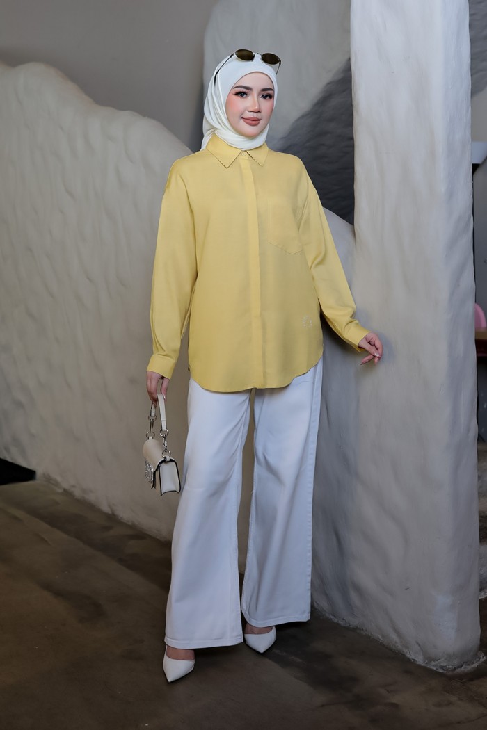 Zeera Shirt - Soft Yellow
