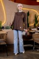 Sky Plain Shirt - Rich Brown