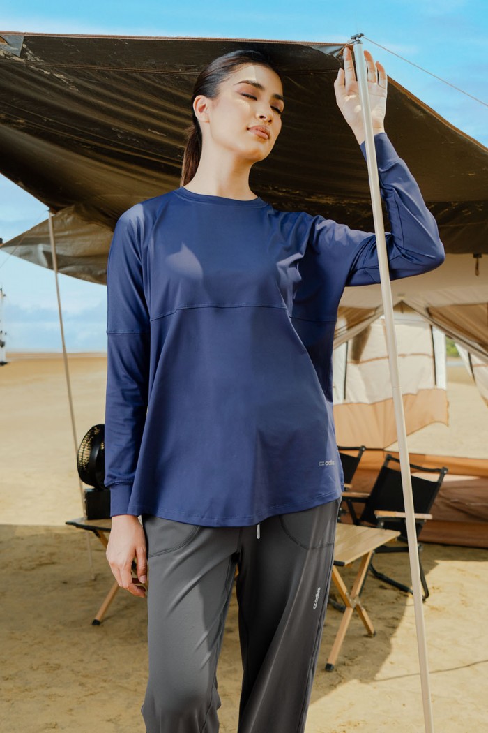 Lightweight Dry-Fit Top - Navy Blue
