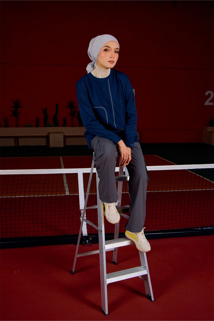 Sky Plain Shirt - Navy Blue