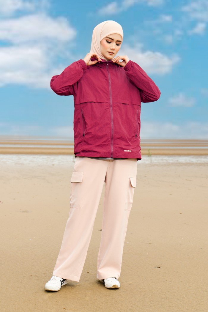 Coralé Windbreaker - Magenta