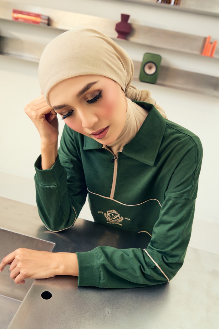 Nyra Premium Shirt - Emerald Green