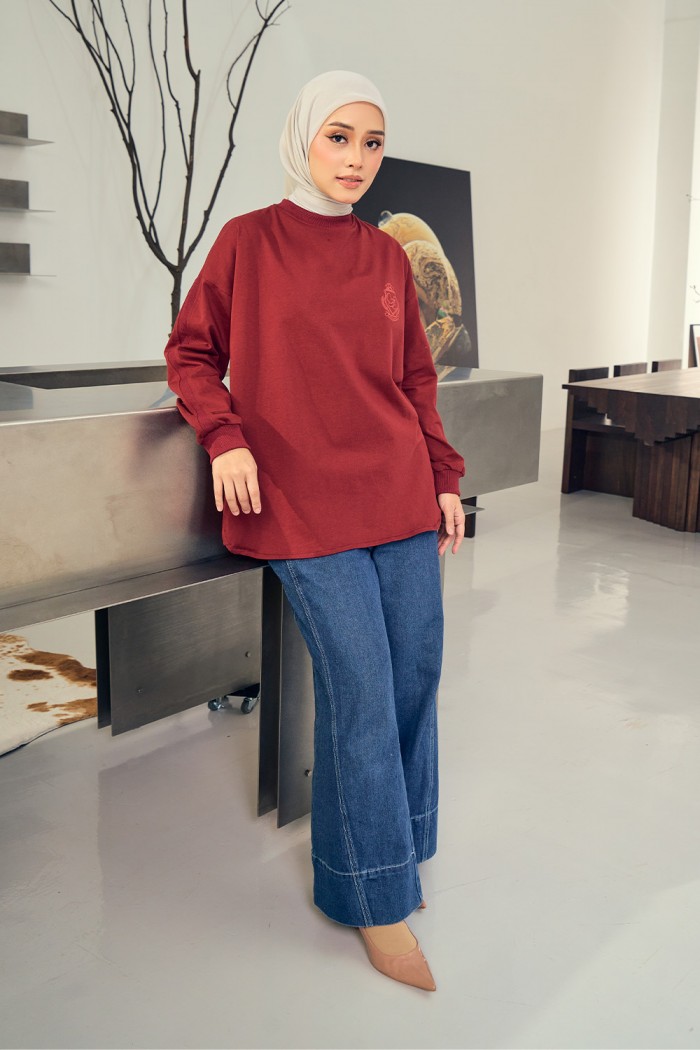 Tayra Shirt - Maroon