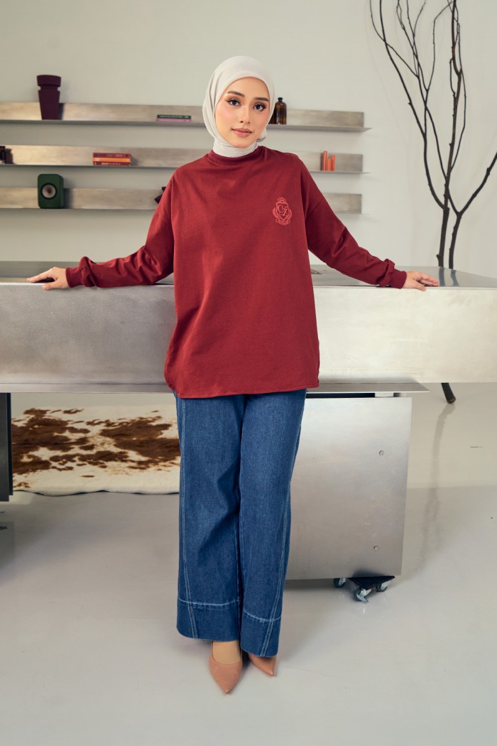 Tayra Shirt - Maroon