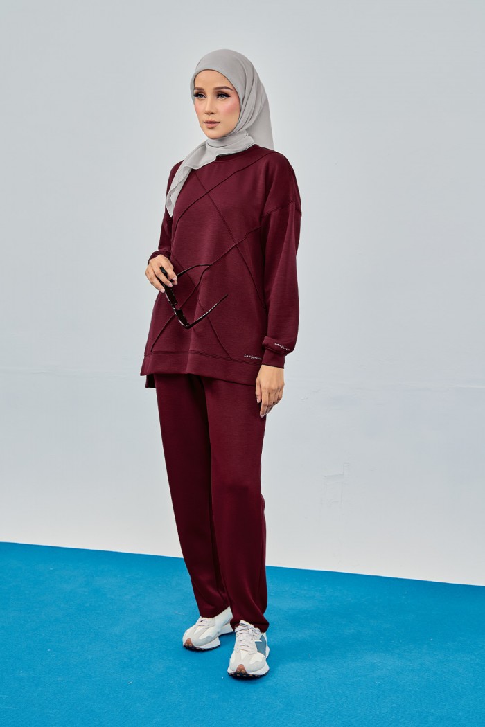 Stella Suit - Burgundy