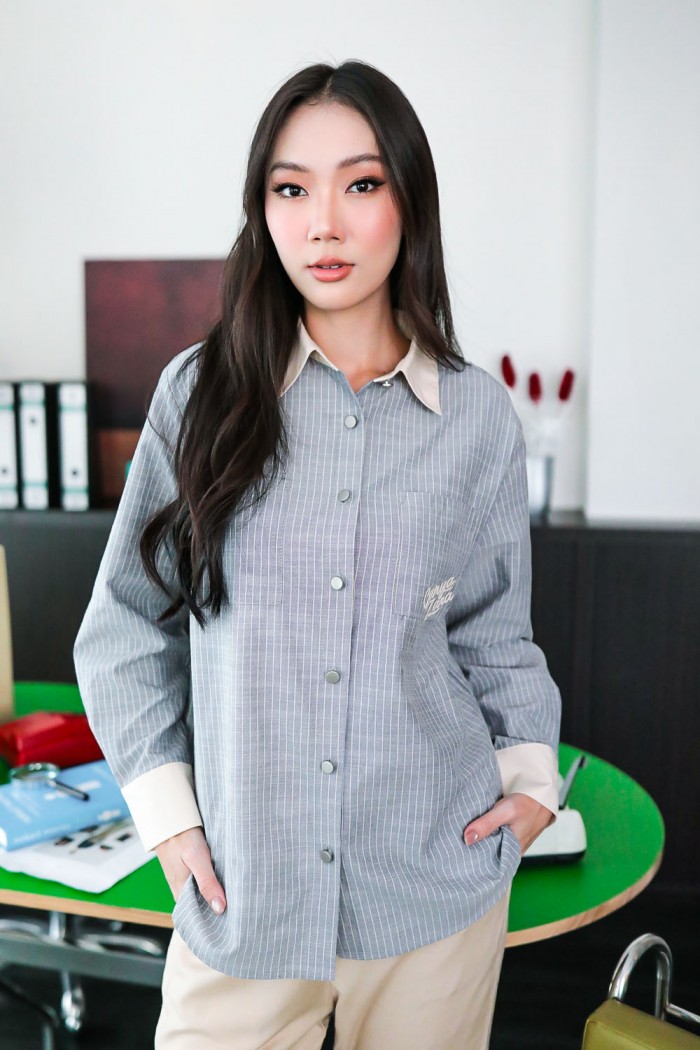 Elise Premium Shirt - Grey
