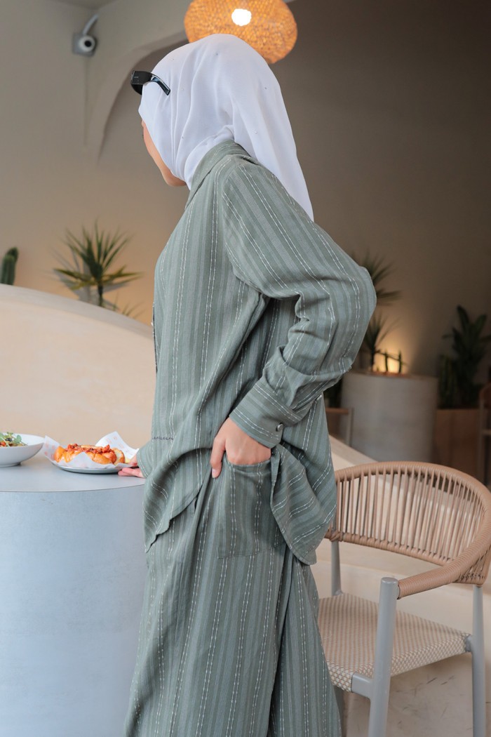 Evelyn Suit with Pants 2.0 - Army Green