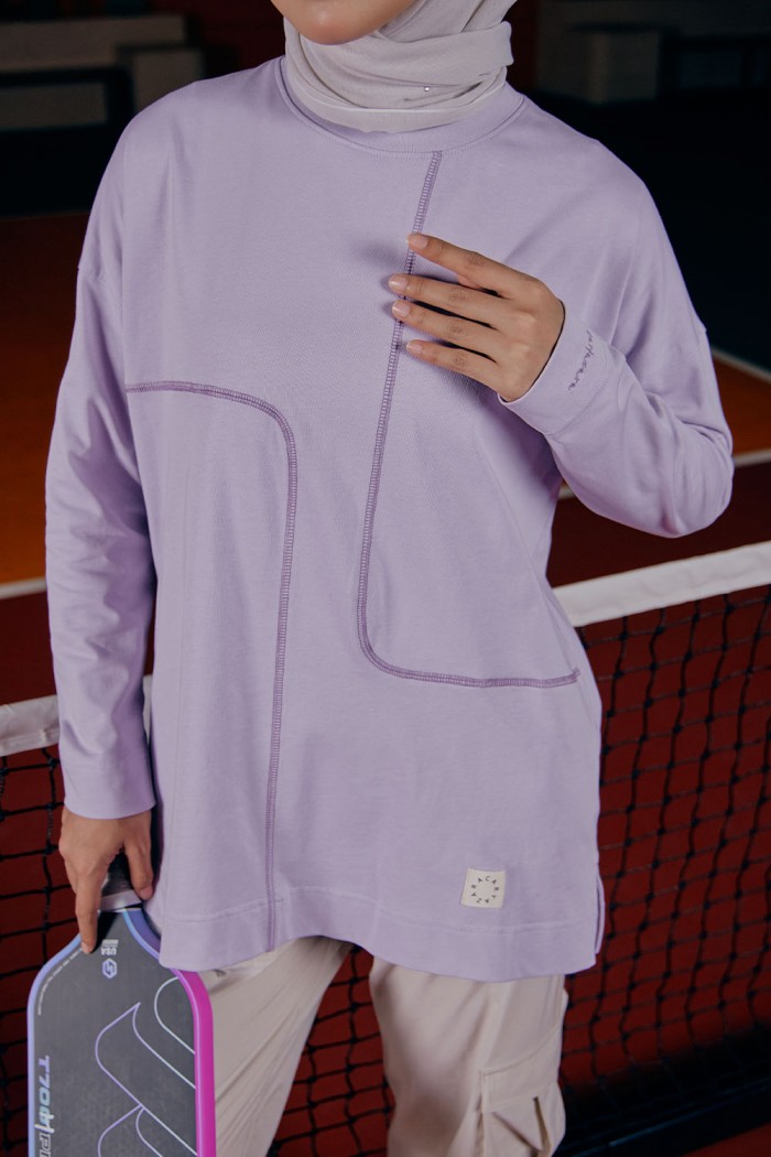 Sky Plain Shirt - Lavender