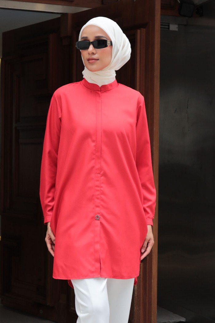 Aileen Blouse - Red Chilli