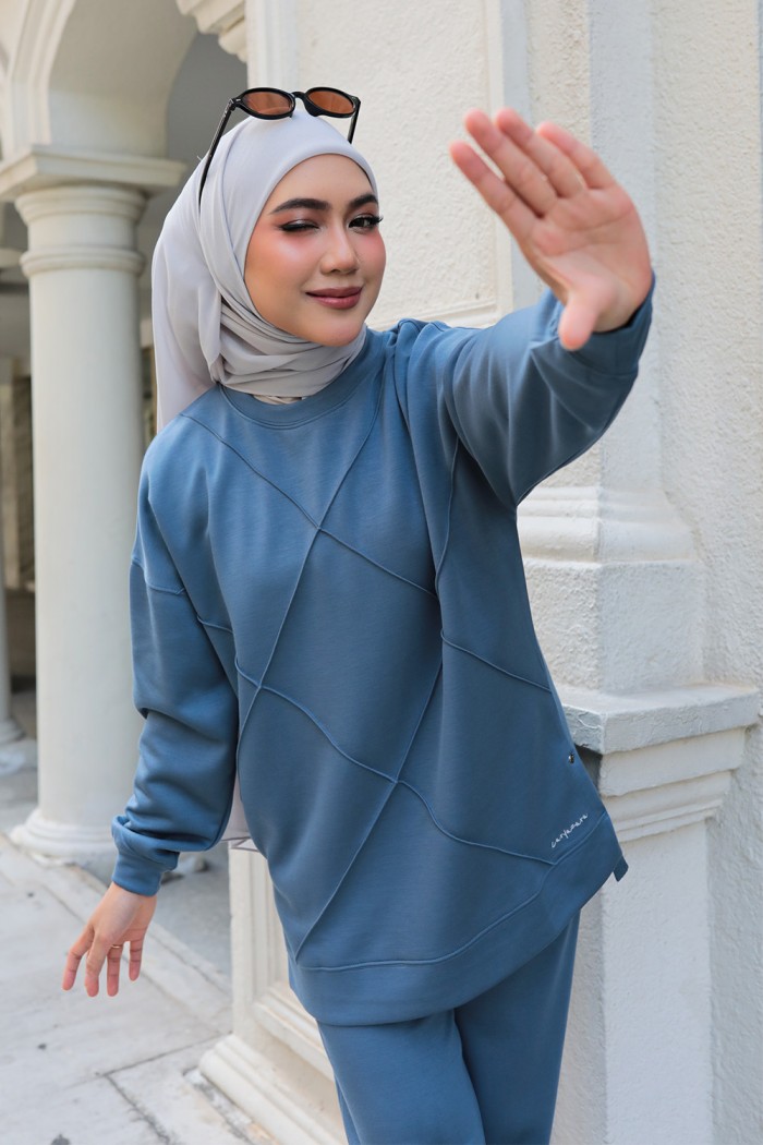 Stella Suit - Dusty Blue