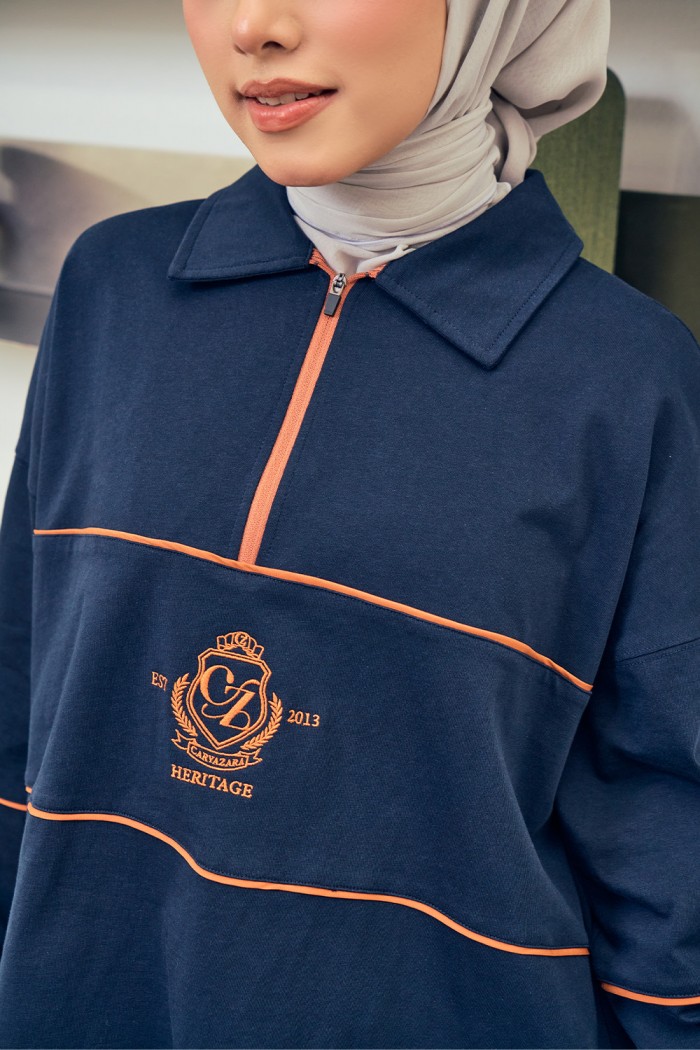 Nyra Premium Shirt - Deep Navy