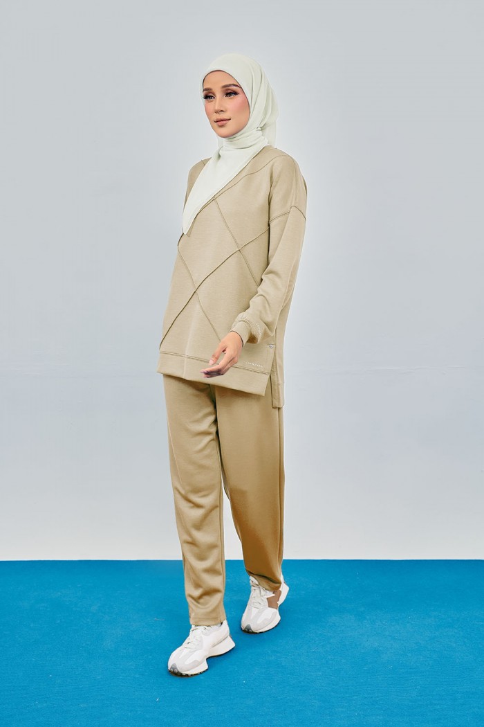Stella Suit - Almond Brown