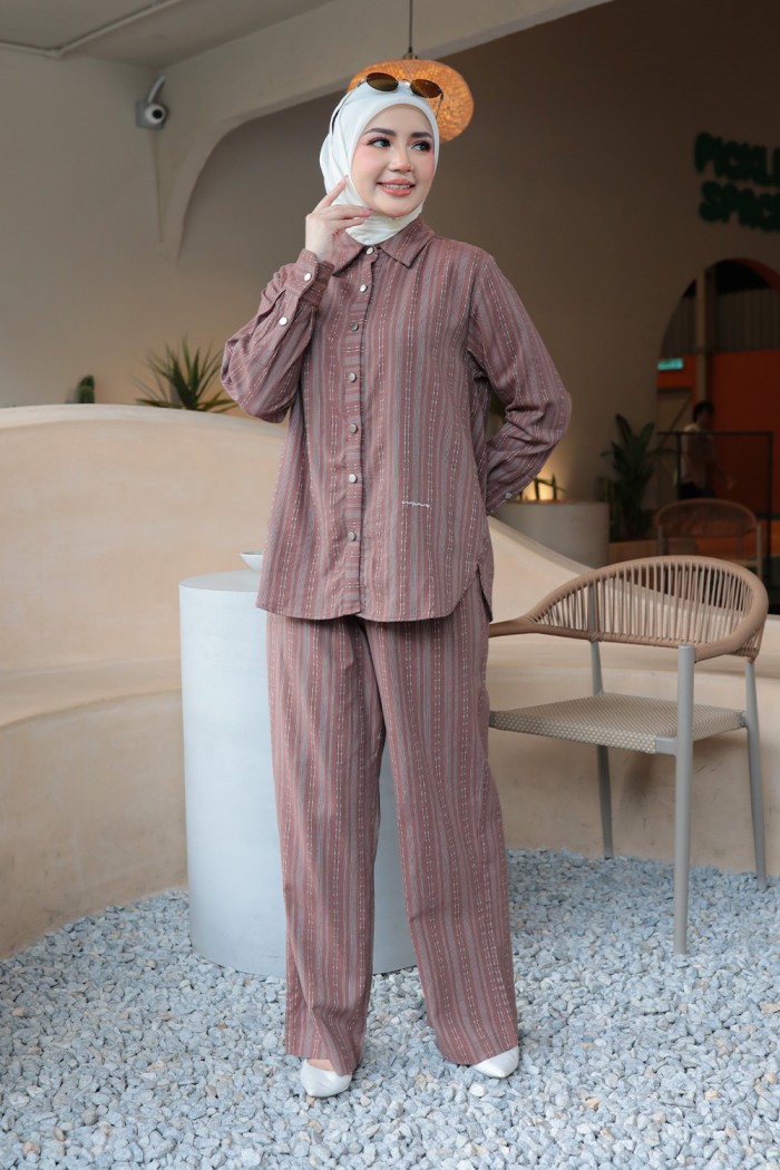 Evelyn Suit with Pants 2.0 - Choco Brown