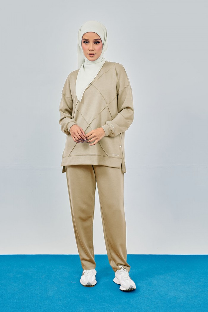 Stella Suit - Almond Brown