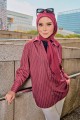 Elise Shirt - Maroon