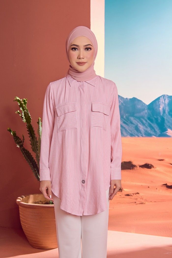 Amara Shirt - Soft Pink