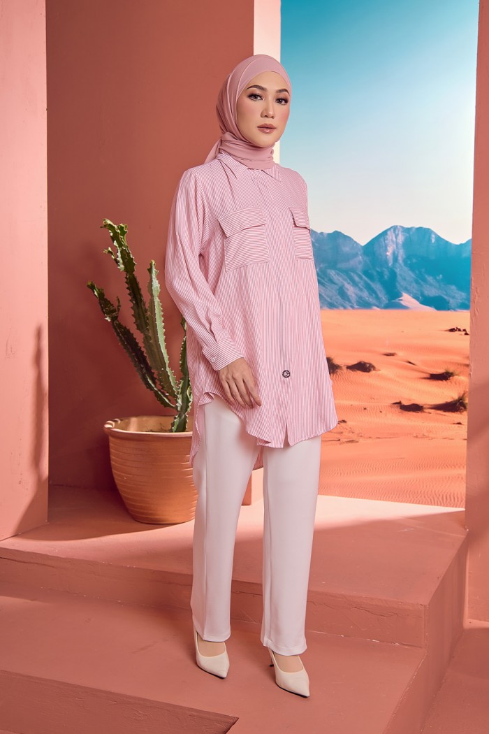 Amara Shirt - Soft Pink