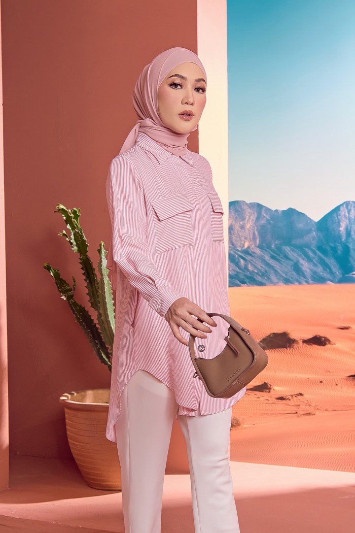 Amara Shirt - Soft Pink