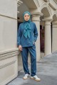 Stella Suit - Turquoise Blue