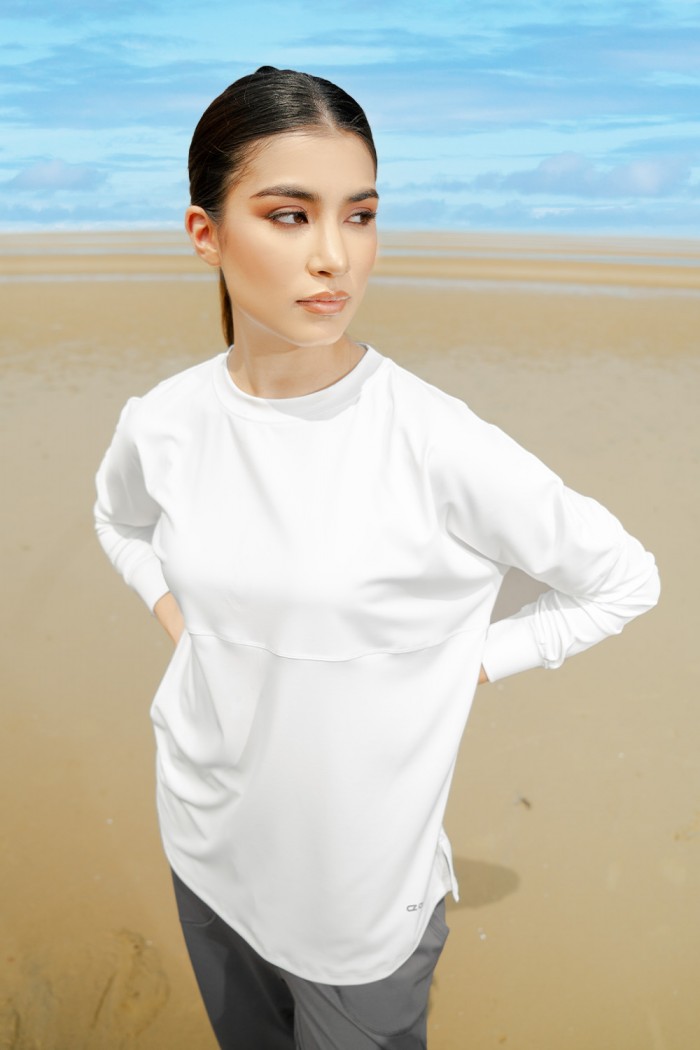 Lightweight Dry-Fit Top - White