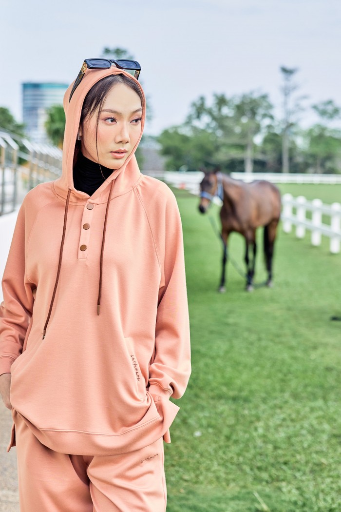 Gisele Suit Hoodie - Salmon Peach