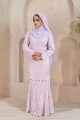 Salsa Luxe Kurung - Lilac Purple