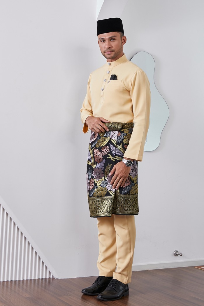 Baju Melayu Yusoff - Custard Yellow