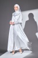 Abaya Qaleja - Off White