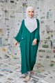 Carya Kaftan Emerald Green