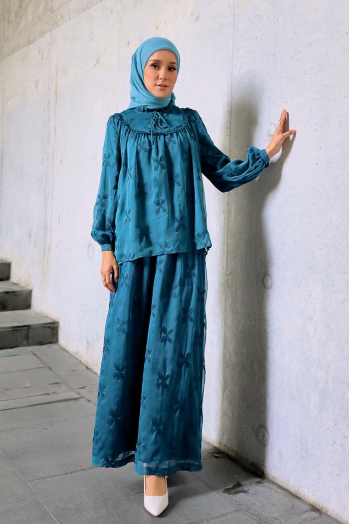 Auliya Luxe - Teal Blue