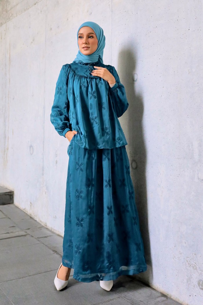 Auliya Luxe - Teal Blue