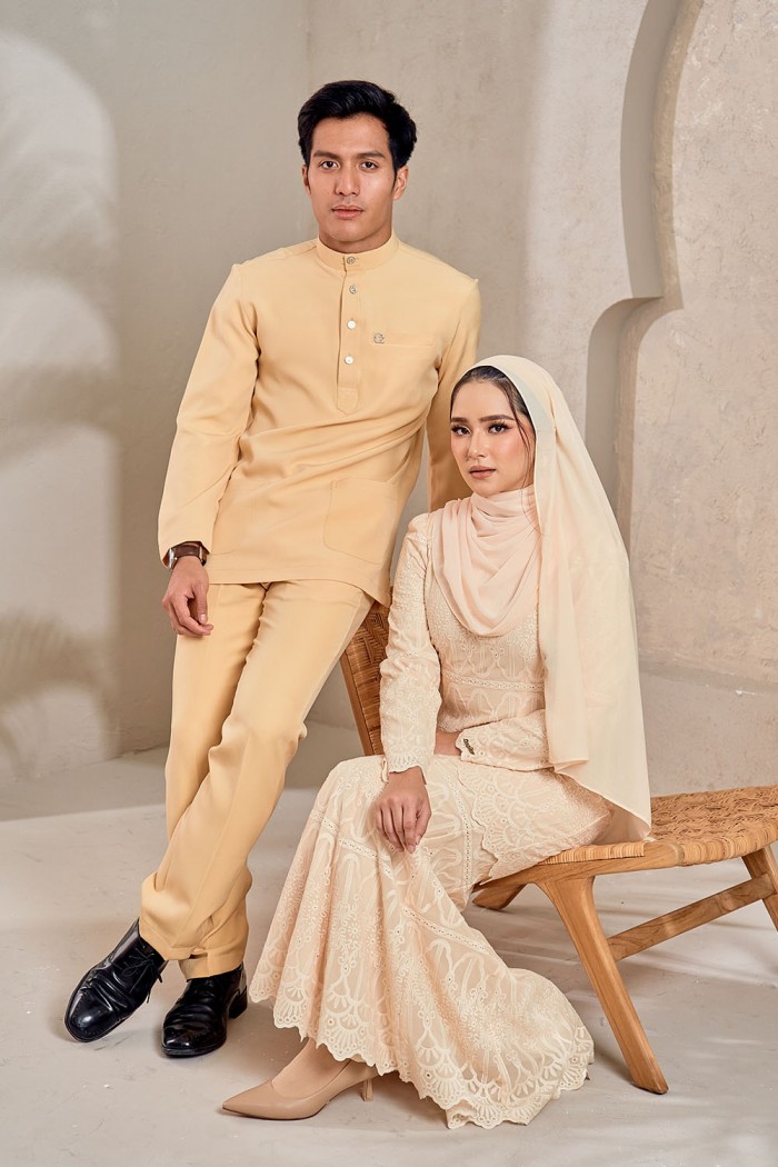 Salsa Luxe Kurung - Nude Brown