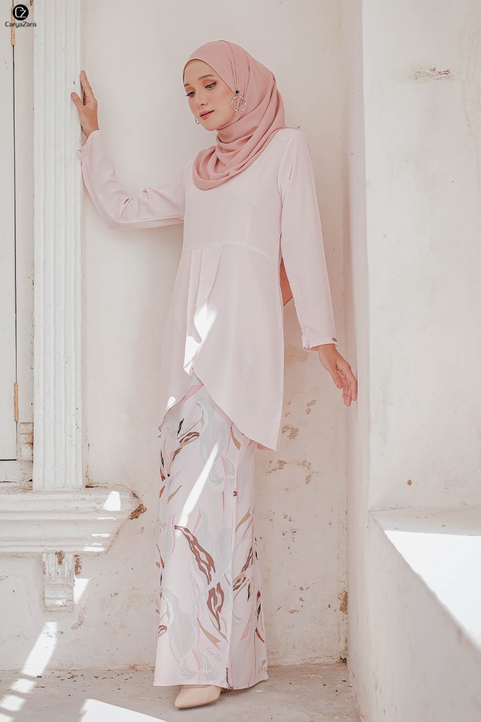 Tulip Printed - Soft Peach