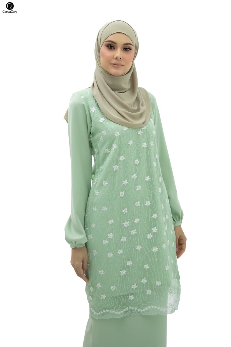 Lateefa Luxe - Mint Green