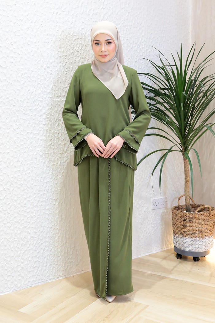 Seri Mini Kurung - Olive Green